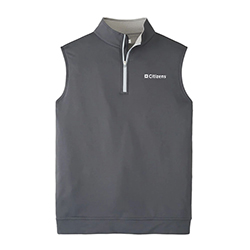PETER MILLAR MEN'S PERFORMANCE QUARTER-ZIP VEST