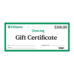 $100 GIFT CERTIFICATE