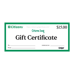 $15 GIFT CERTIFICATE