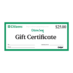 $25 GIFT CERTIFICATE